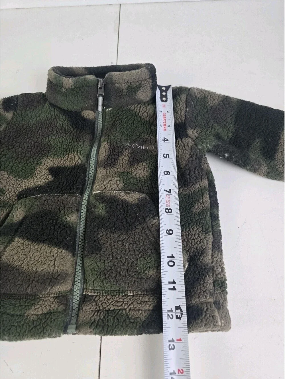 Columbia Boys 2T Rugged Ridge II Printed Sherpa Full Zip, Black Mod Camo Jacket